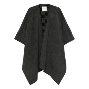ERMANNO Scervino Cashmere Blend Cape Women MF660ANTRACITE Coats & Jackets